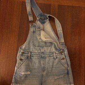 Wild Fable Light Blue Denim Overalls